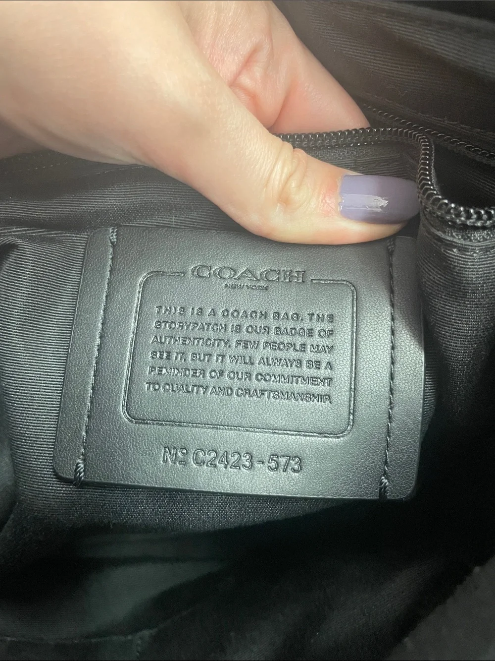 Coach ‘Houston’ Signature Map Bag